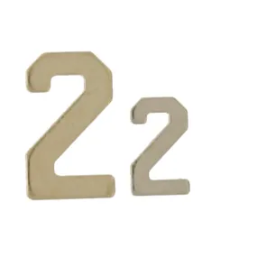 14KY & 14KW Block Numeral 8.0mm #2
