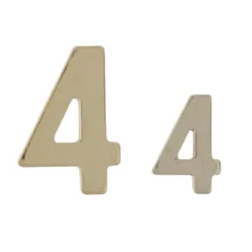14KY & 14KW Block Numeral 8.0mm #4