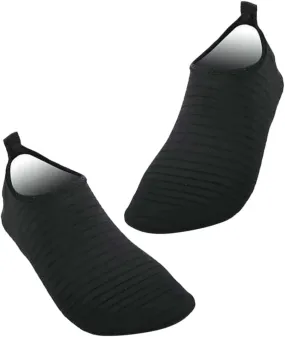1Pair Thickened Non Slip Silicone Fitness Socks for Yoga Dance Comfortable Socks Black Enhanced Stability and Balance for Home Workouts