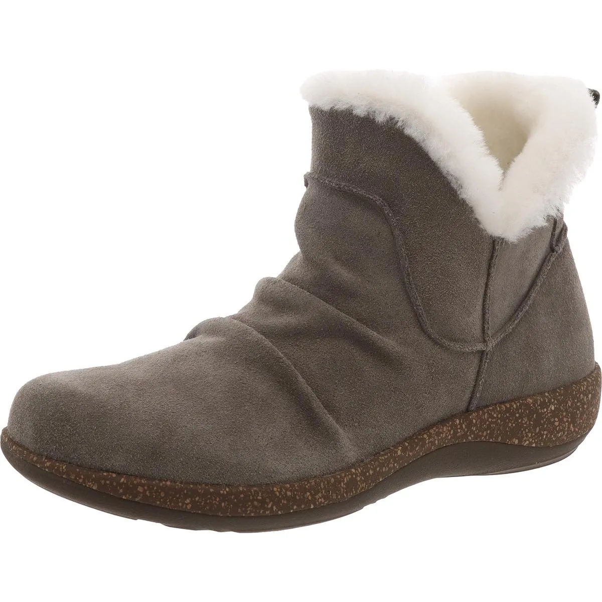 Aetrex Womens Remi Leather Winter Mid-Calf Boots