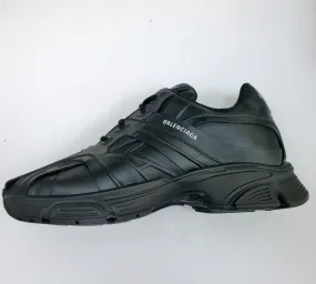 Balenciaga Phantom Black Leather Sneakers 46 Trainers