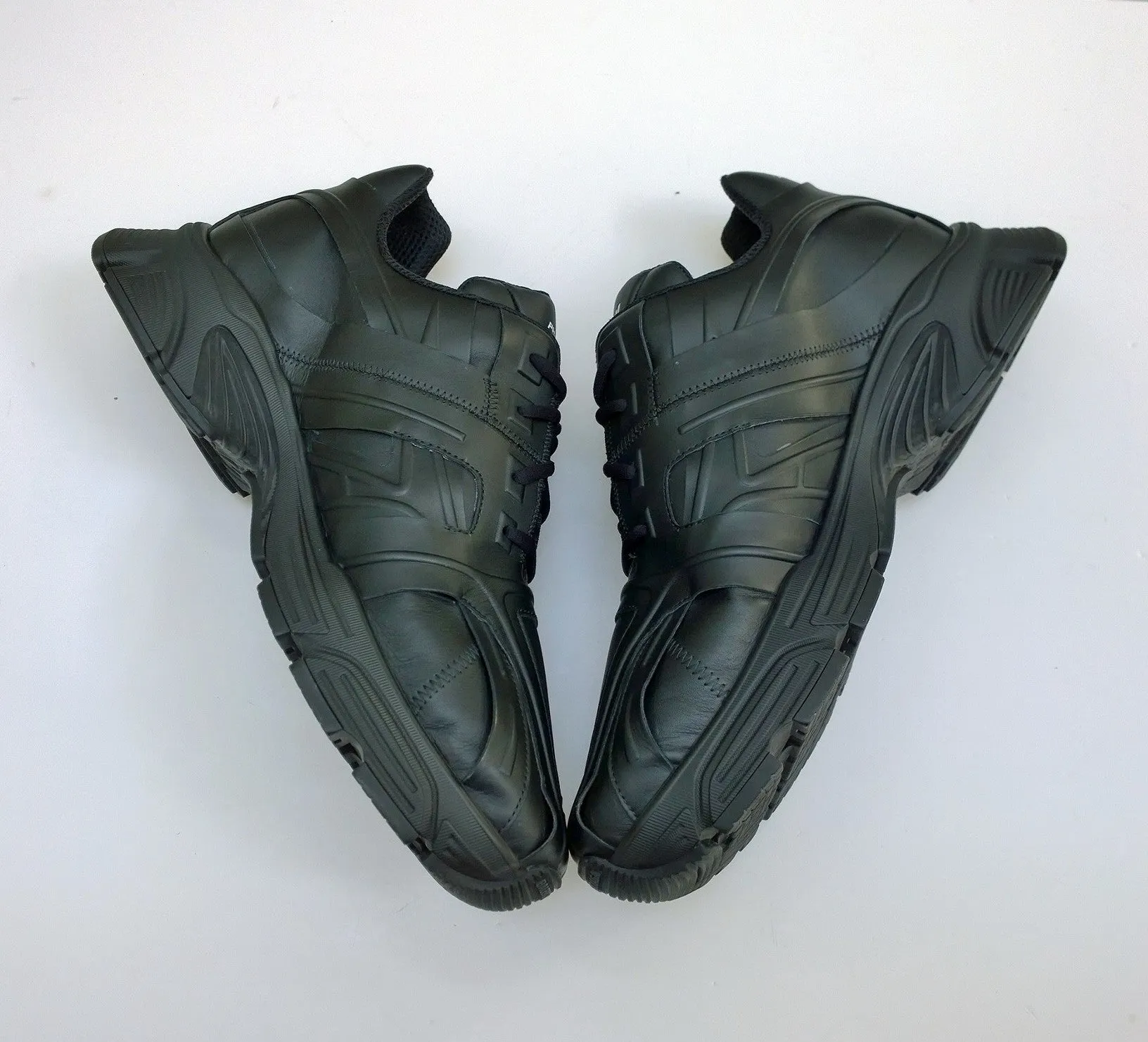 Balenciaga Phantom Black Leather Sneakers 46 Trainers