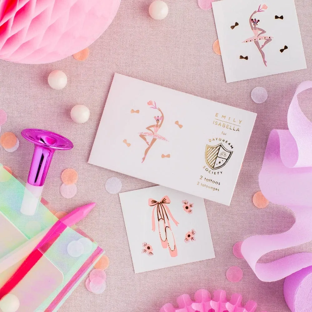 Ballerina Temporary Tattoos - 2 Pk.