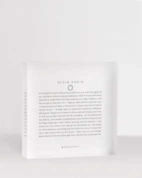 Begin Again — Mini Mantra Block