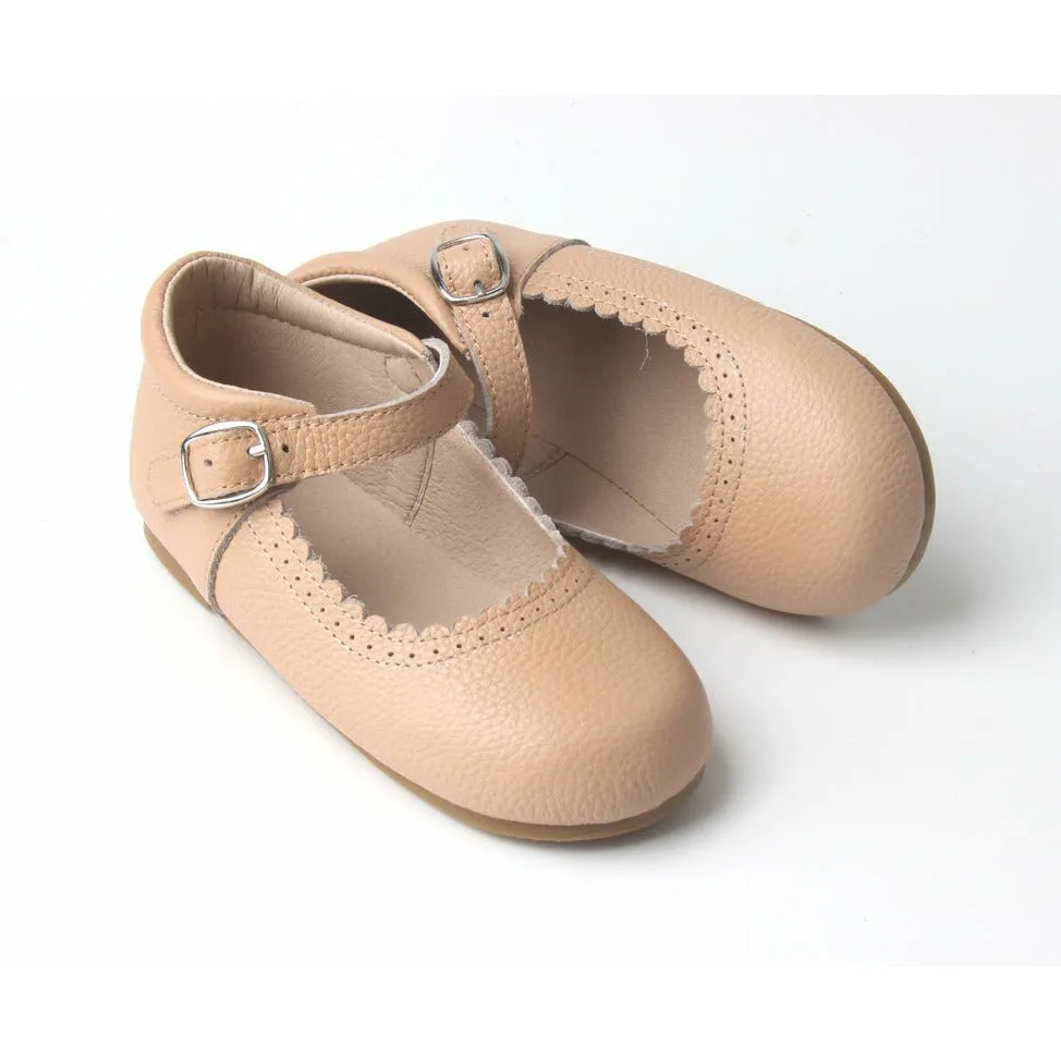BEIGE MARY JANE SHOES
