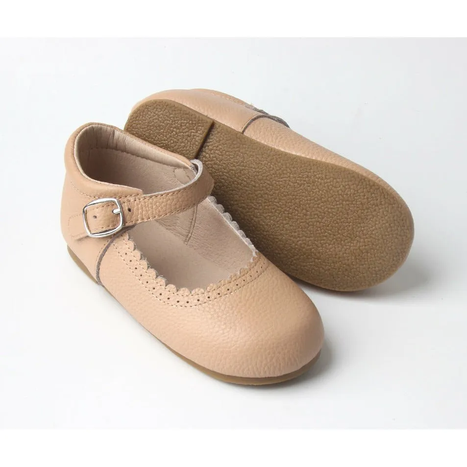BEIGE MARY JANE SHOES