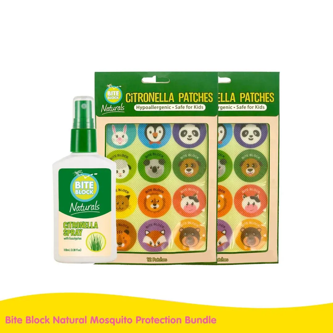 Bite Block Natural Mosquito Protection Pack