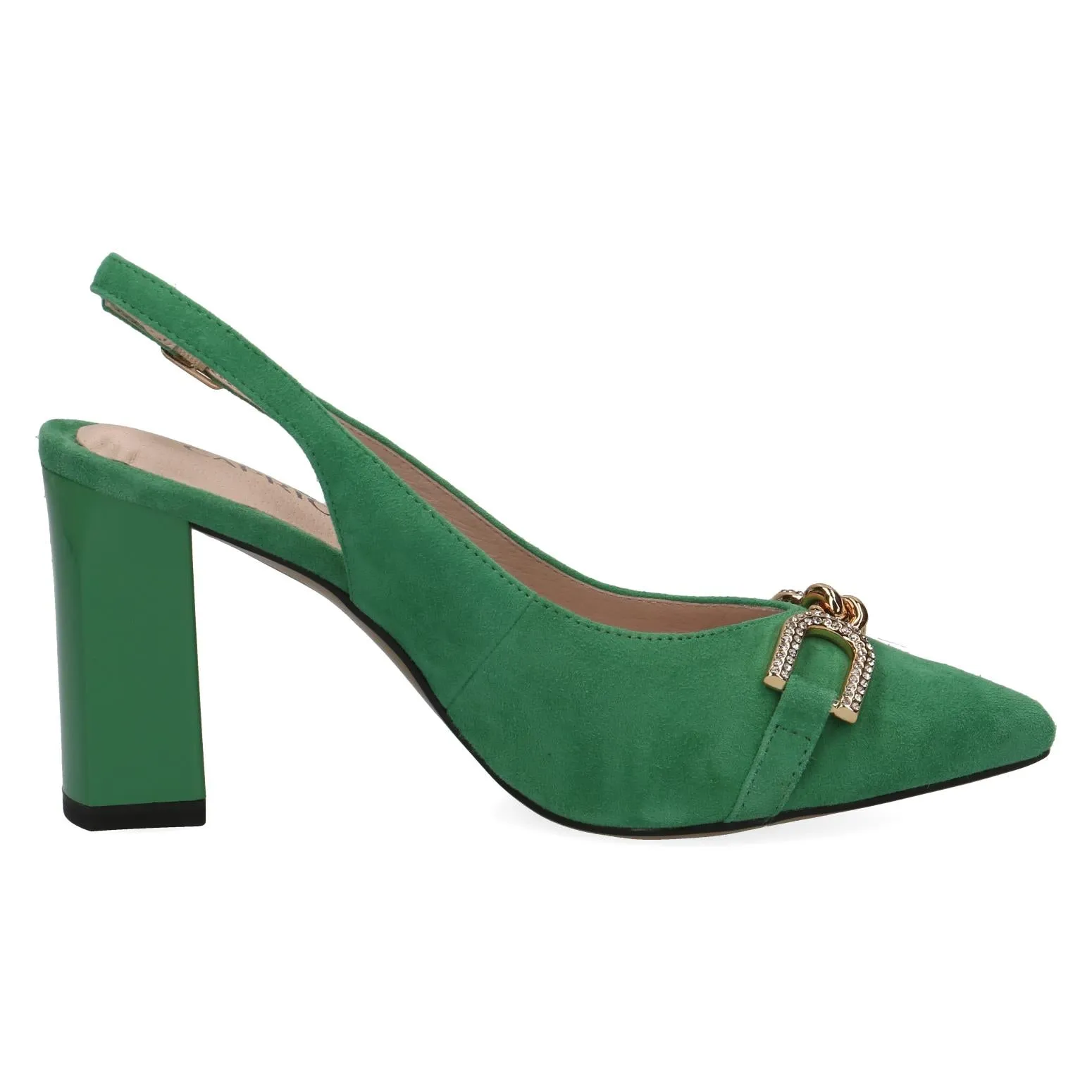 Caprice Ladies Block Heel Sling Back
