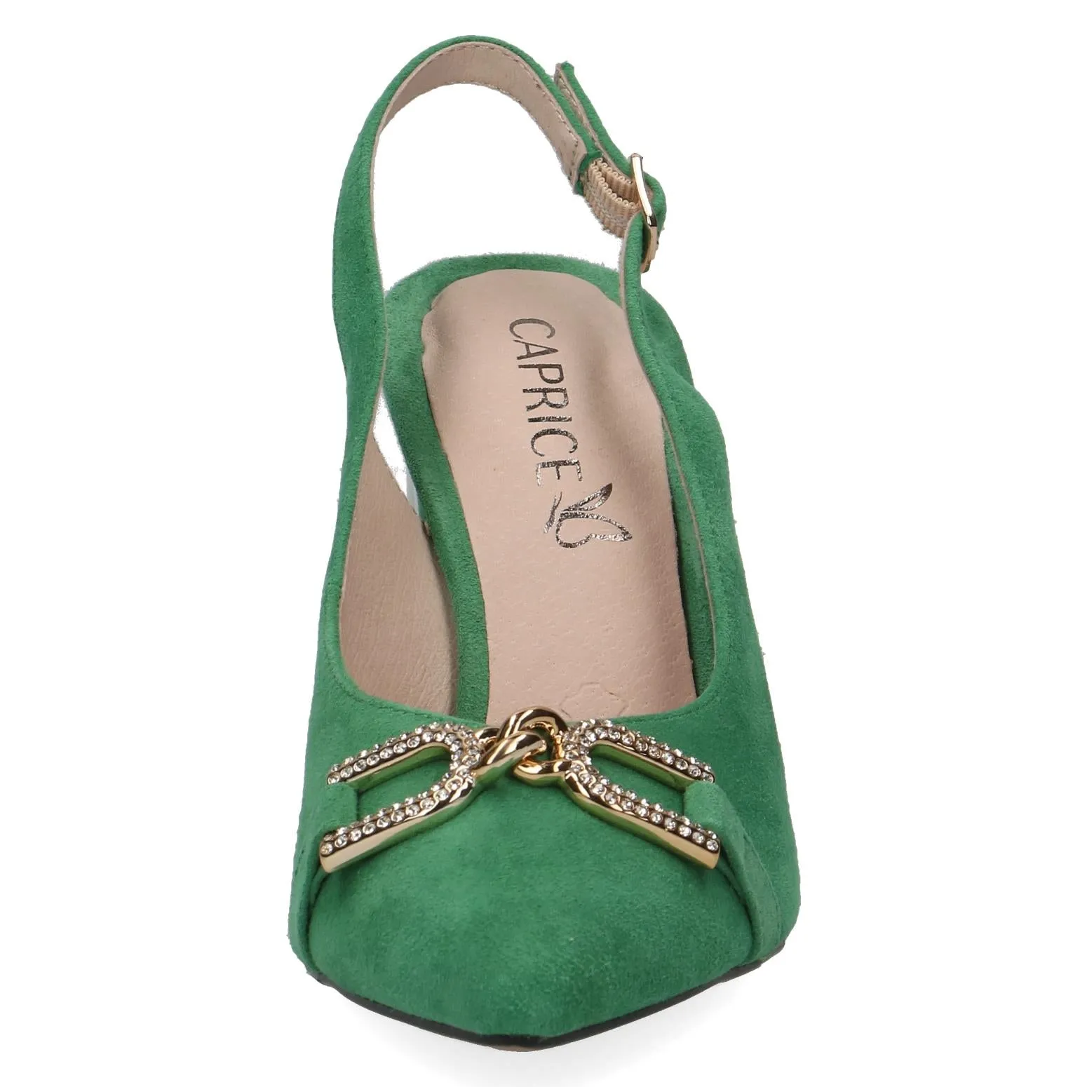 Caprice Ladies Block Heel Sling Back