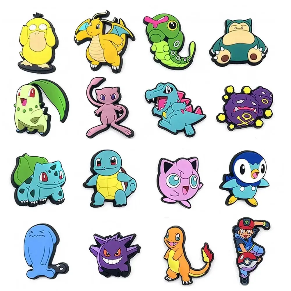Cartoon PVC 8-16pc - Disney & Pokemon Croc Charms