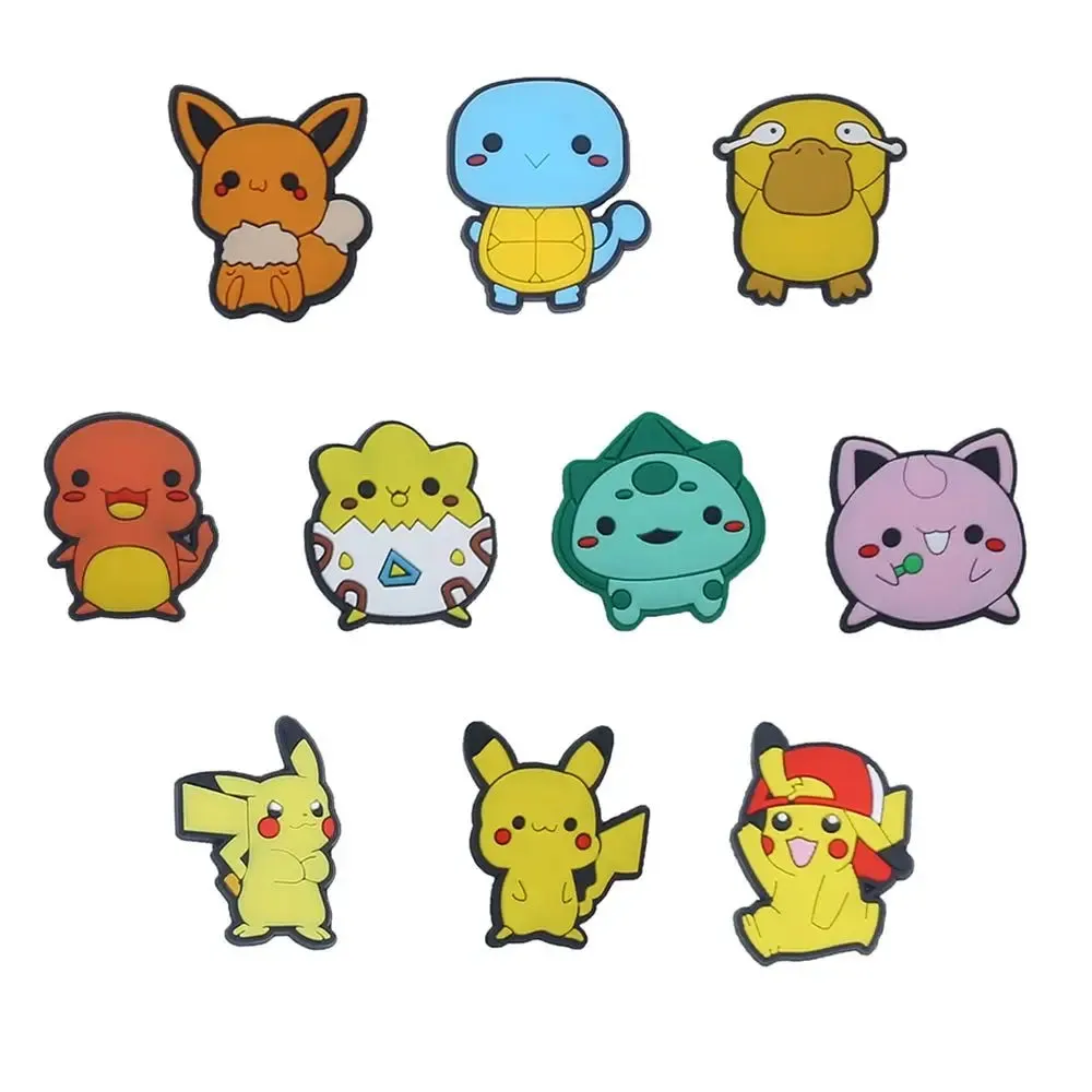 Cartoon PVC 8-16pc - Disney & Pokemon Croc Charms
