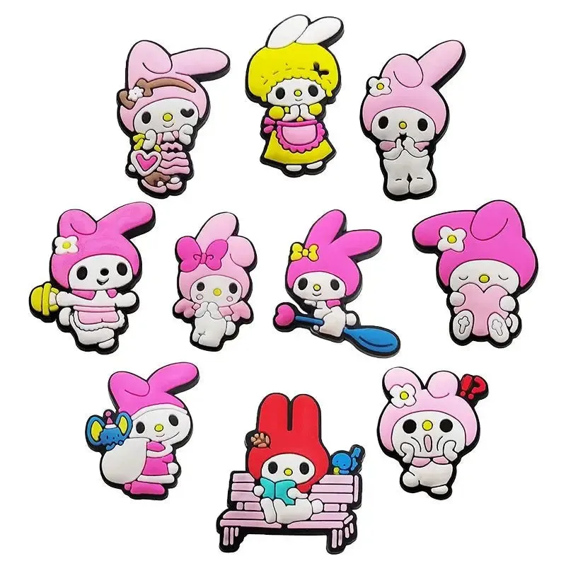 Cartoon PVC 8-16pc - Disney & Pokemon Croc Charms