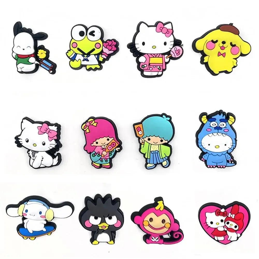 Cartoon PVC 8-16pc - Disney & Pokemon Croc Charms