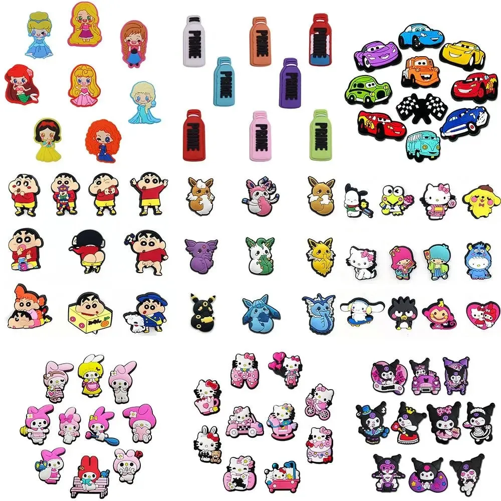 Cartoon PVC 8-16pc - Disney & Pokemon Croc Charms
