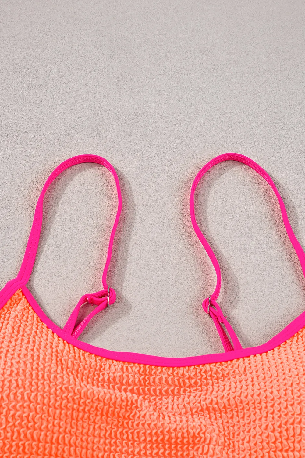 Color Block High Waisted Sexy Bikini Set