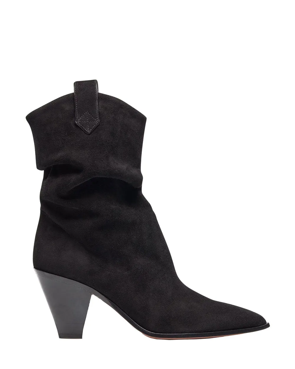 Cowboy Bootie in Black