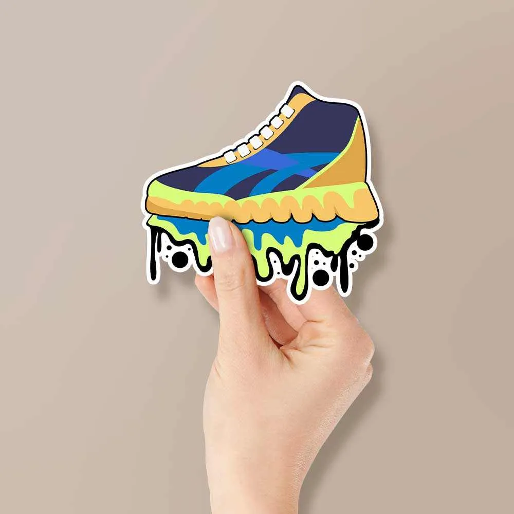 Dripping shoes Reflective Sticker