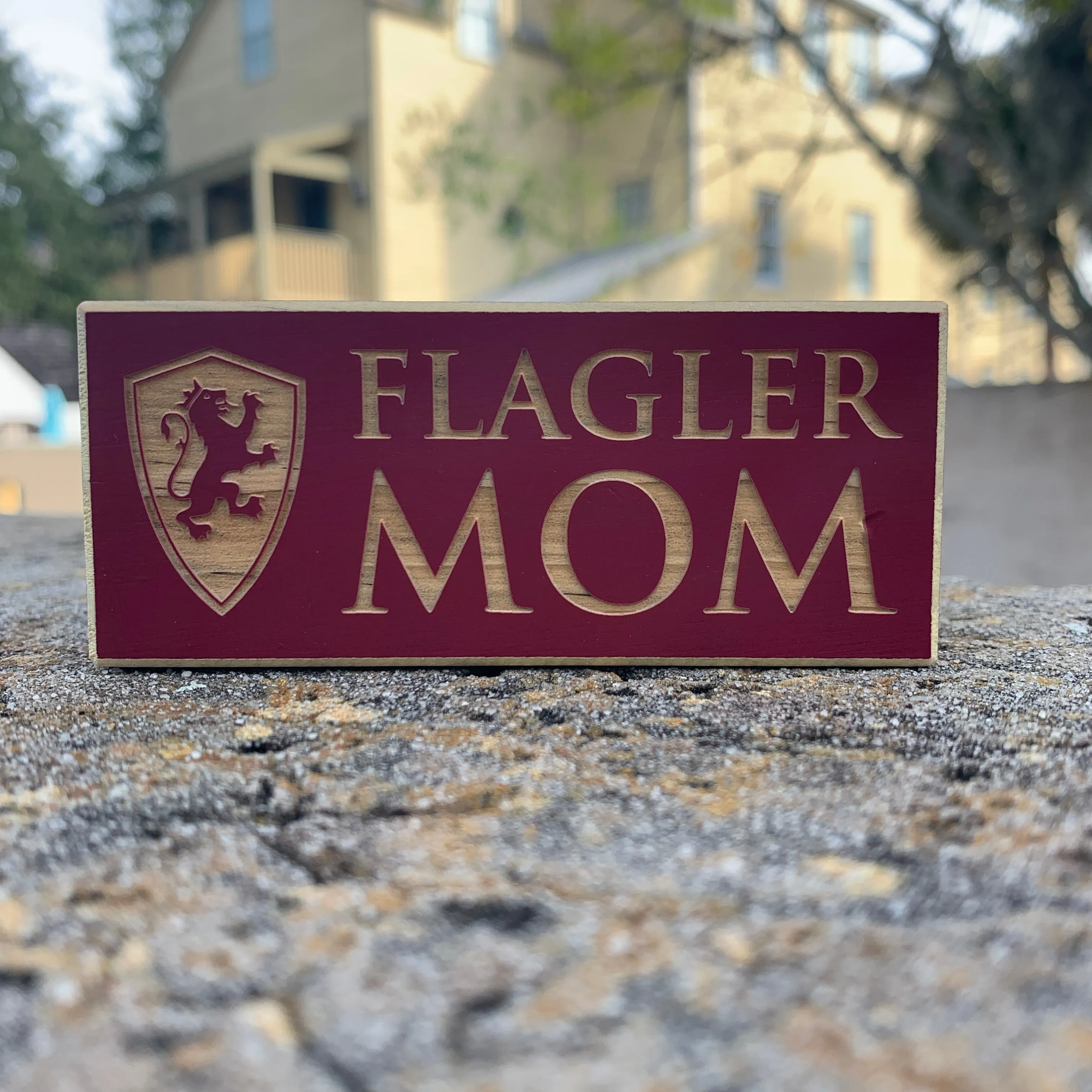 Flagler Mom & Flagler Dad Block Magnet