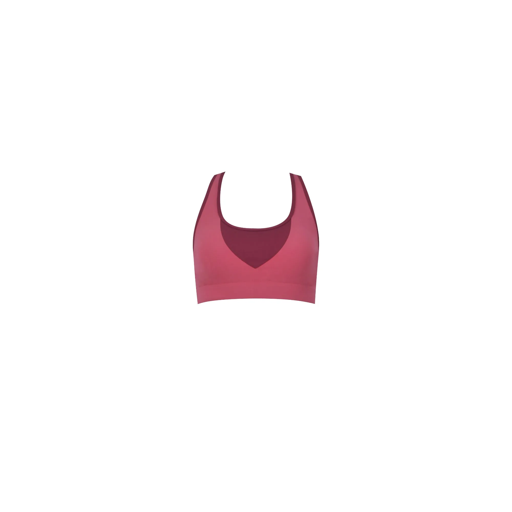 Gourami Trifecta Bra Top - Dark Pink