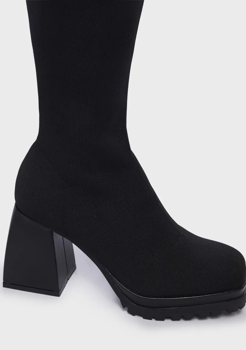 Harsh Instincts Knee High Boots