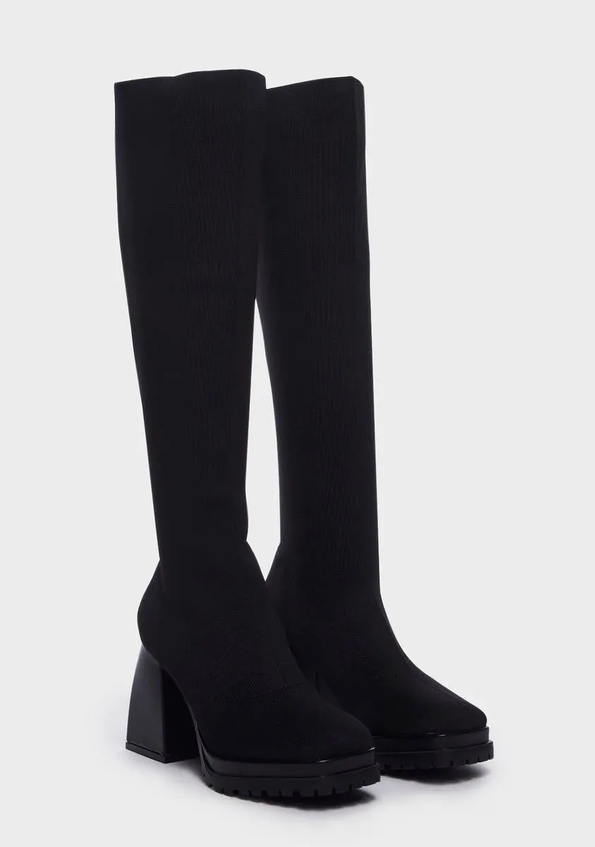 Harsh Instincts Knee High Boots