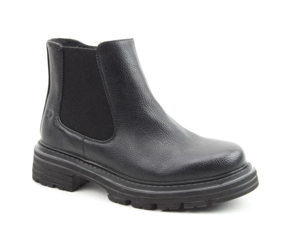 Heavenly Feet Ladies Vegan Friendly style Brindle-BLACK