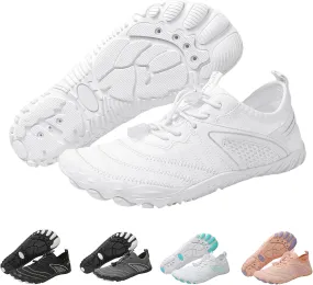 Hiking Barefoot Shoes Women Wide Toe Box Grounded Footwear for Women Healthy & Non-Slip Barefoot Shoes Breathable Zero Drop Shoe Comfortable Casual Sneakers Walking, Running, Pool Swim Shoe Quick Dry