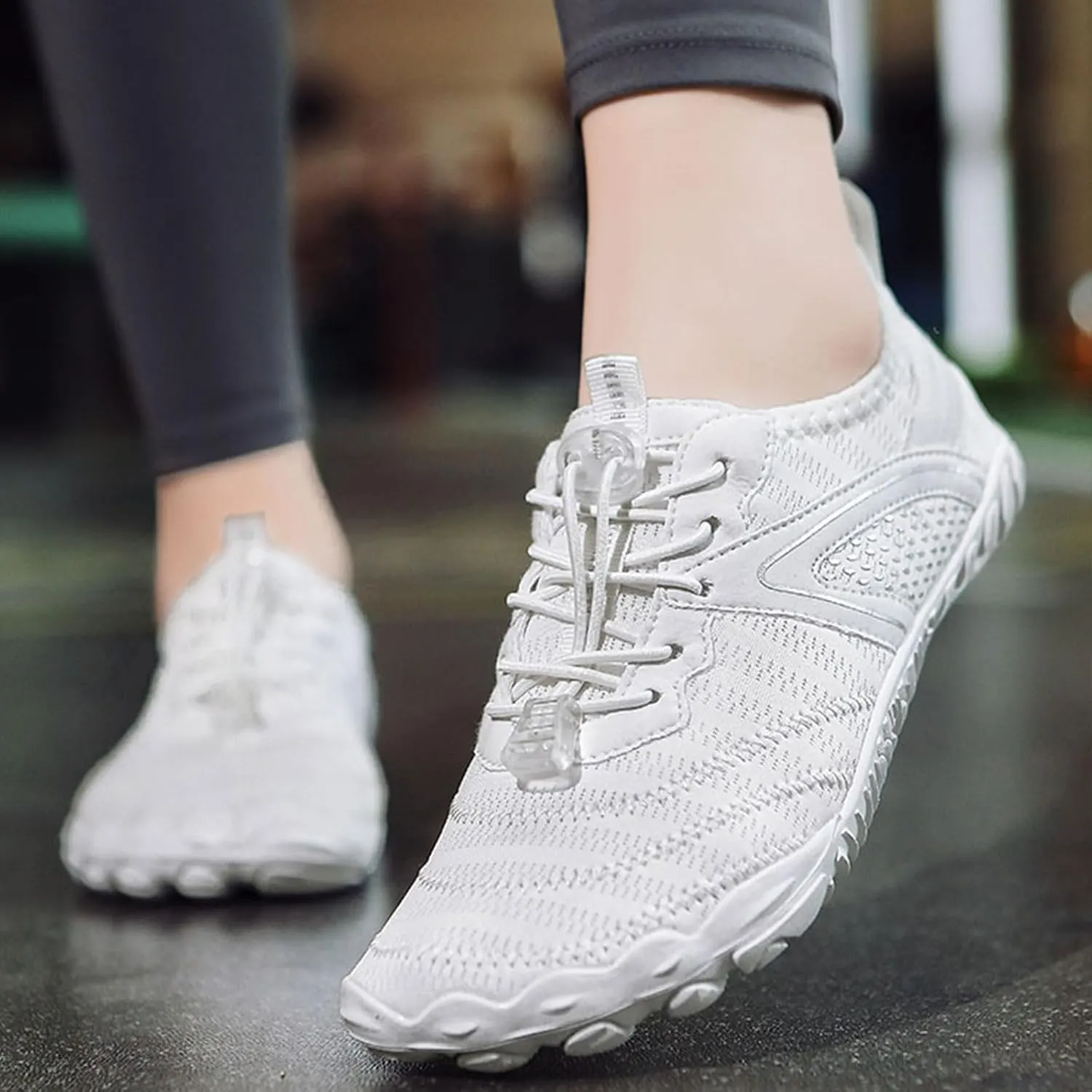Hiking Barefoot Shoes Women Wide Toe Box Grounded Footwear for Women Healthy & Non-Slip Barefoot Shoes Breathable Zero Drop Shoe Comfortable Casual Sneakers Walking, Running, Pool Swim Shoe Quick Dry