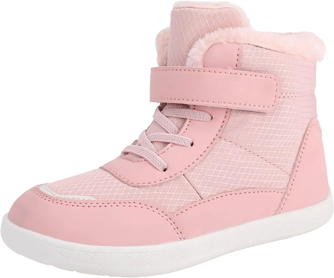 Kids Snow Boots Girls Boys Warm Winter Shoes Cold Weather Kids Waterproof Outdoor Warm Faux Fur Lined Shoes