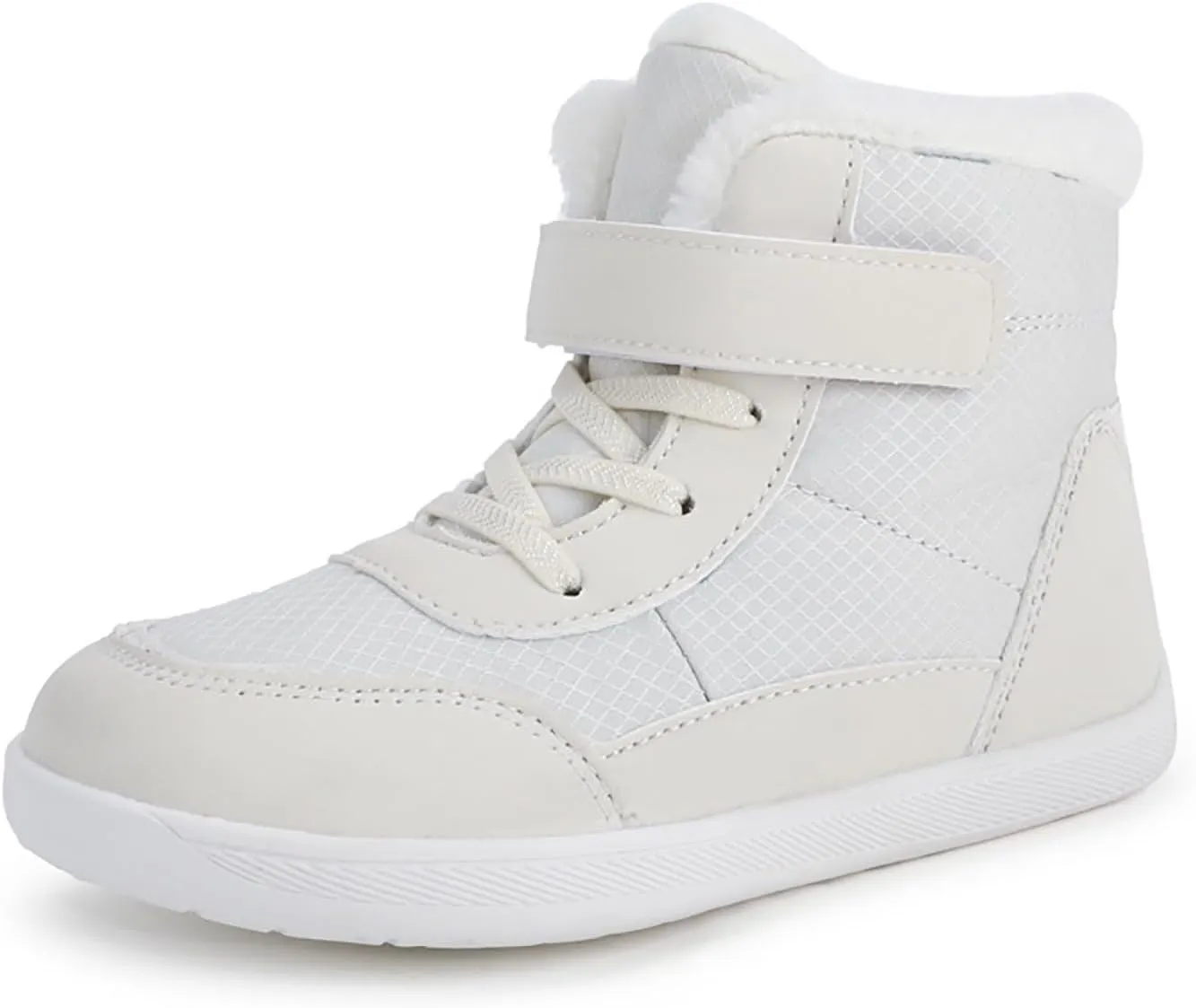 Kids Snow Boots Girls Boys Warm Winter Shoes Cold Weather Kids Waterproof Outdoor Warm Faux Fur Lined Shoes