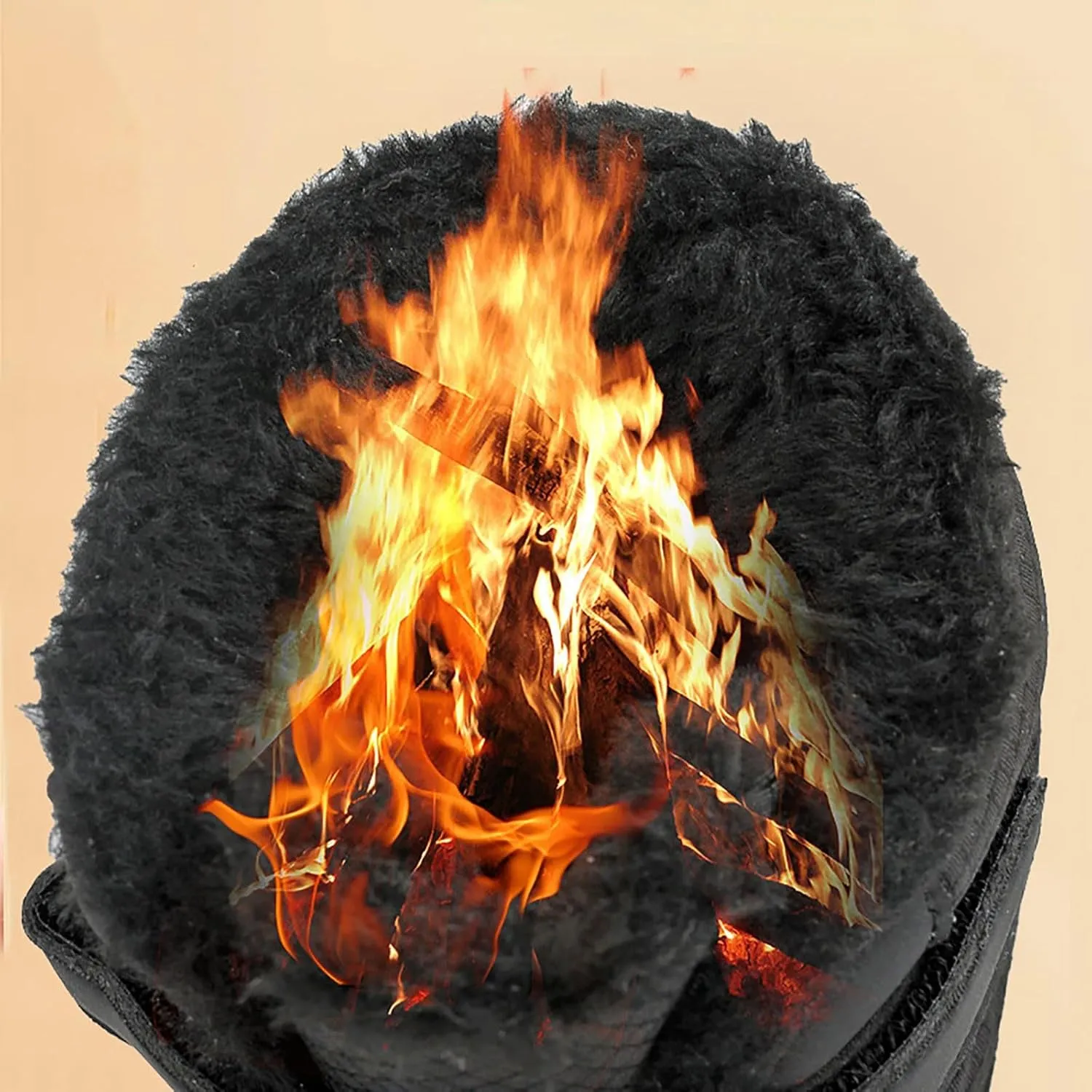 Kids Snow Boots Girls Boys Warm Winter Shoes Cold Weather Kids Waterproof Outdoor Warm Faux Fur Lined Shoes