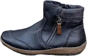 Ladmiple Boots For Women Ankle Booties Dressy Cowboy Western Fashion Cowgirl Short Booties High Top Casual Walking Shoes 2024