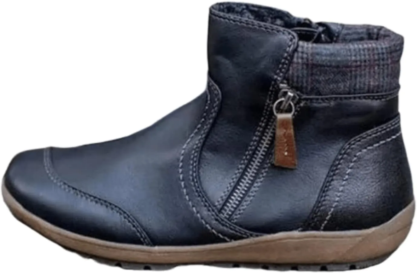 Ladmiple Boots For Women Ankle Booties Dressy Cowboy Western Fashion Cowgirl Short Booties High Top Casual Walking Shoes 2024