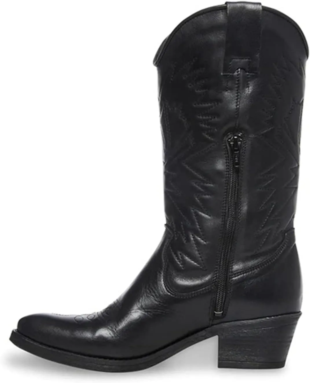 Ladmiple Cowboy Boots For Women Wide Calf Knee High Cowgirl Boots Embroidery Retro Fashion Tall Boot Pull On for Ladies 2024