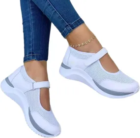 Ladmiple Loafers For Women Comfort Platform Women’s Canvas Shoes Low Top Fashion Sneakers Slip on Walking Shoes Dressy Casual Summer Comfortable Non Slip Platform Flats Loafers