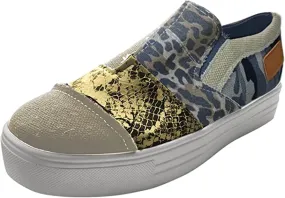 Ladmiple Shoes For Women Sneakers Slip Ons Walking Shoes Non Slip Lightweight Gym Fashion Lace Up Platform Flats Loafers