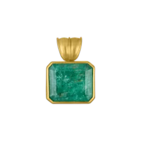Medium Emerald Block Pendant