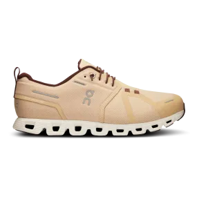 On Running Men's Cloud 5 Waterproof Shoes - Savannah / Ivory