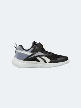 Reebok Rush Runner 5 Kids-Boys Running Shoes Black/Grey/White