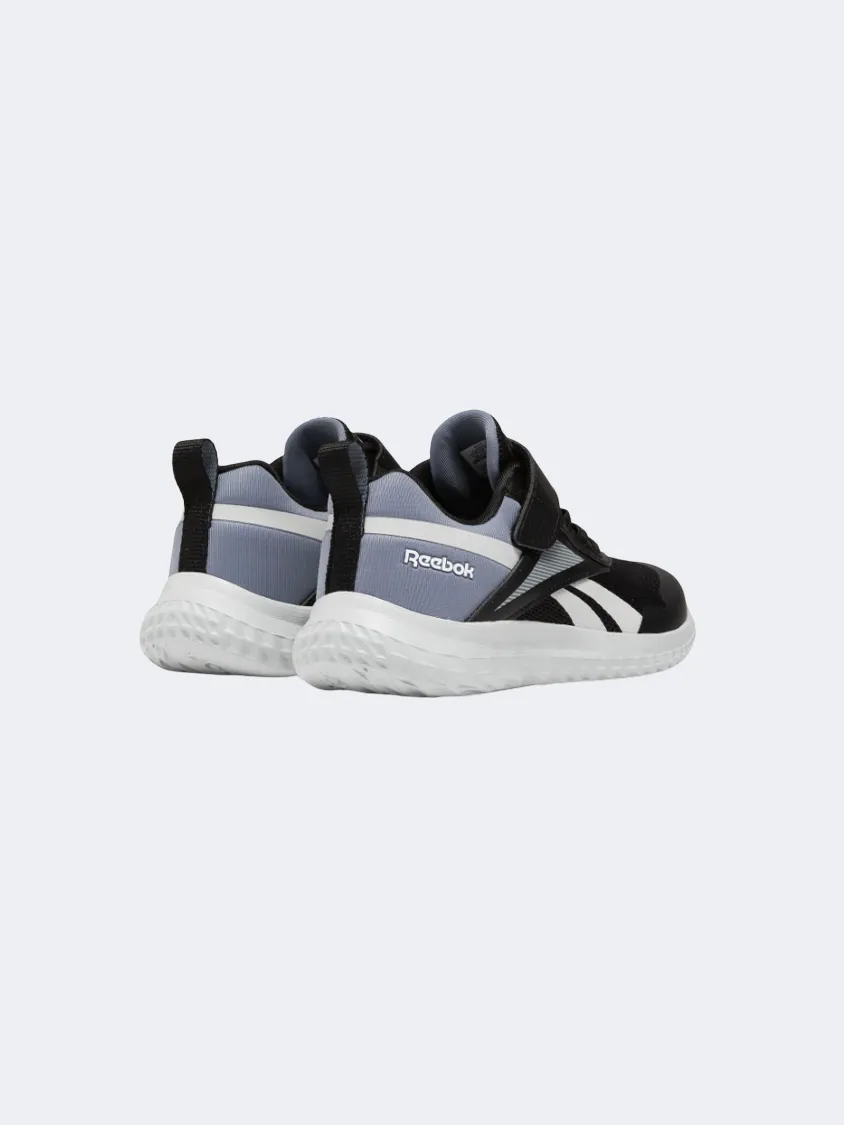 Reebok Rush Runner 5 Kids-Boys Running Shoes Black/Grey/White