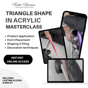 Triangle Shape in Acrylic Masterclass