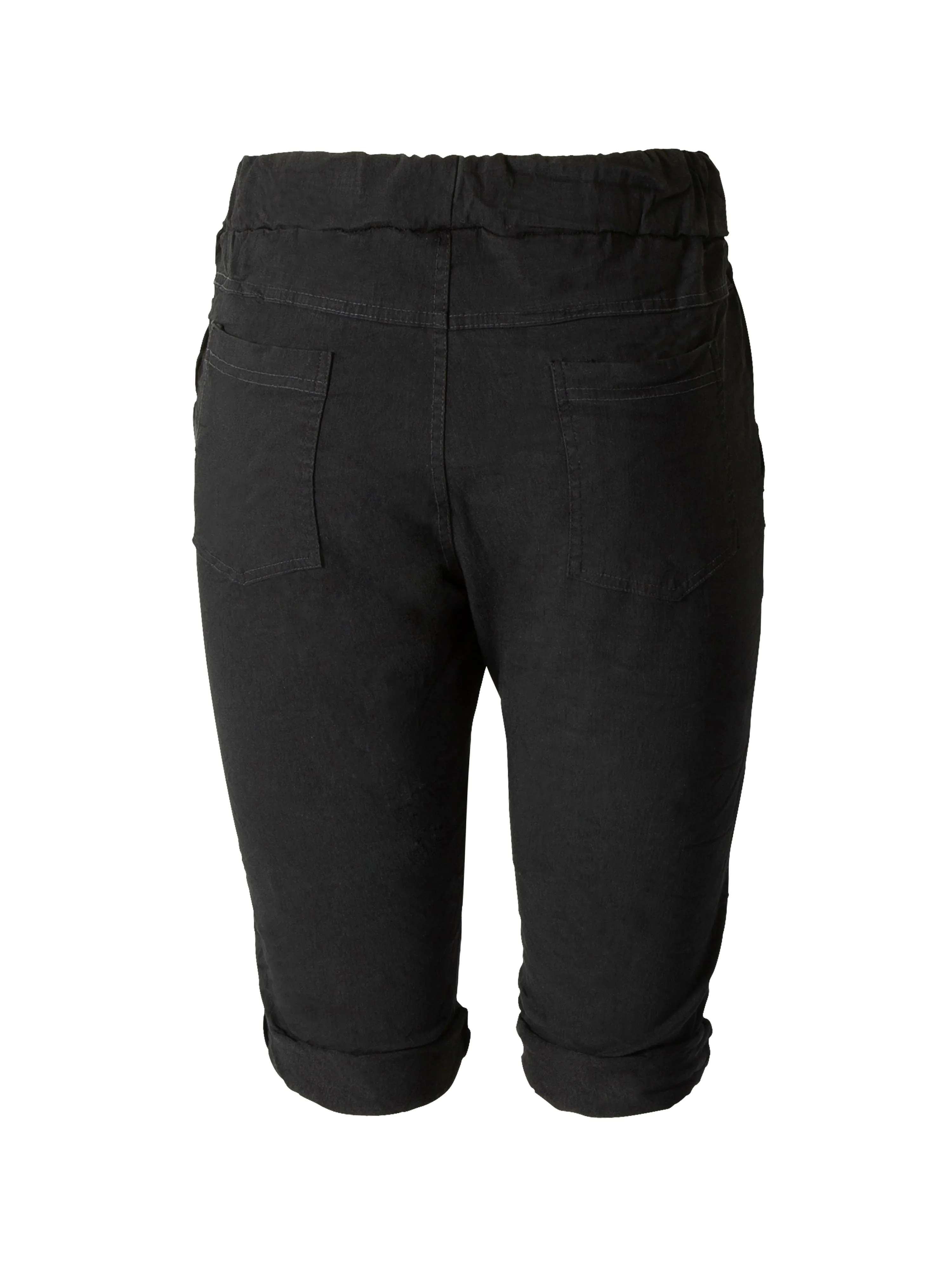 Uta Capri Shorts - Schwarz