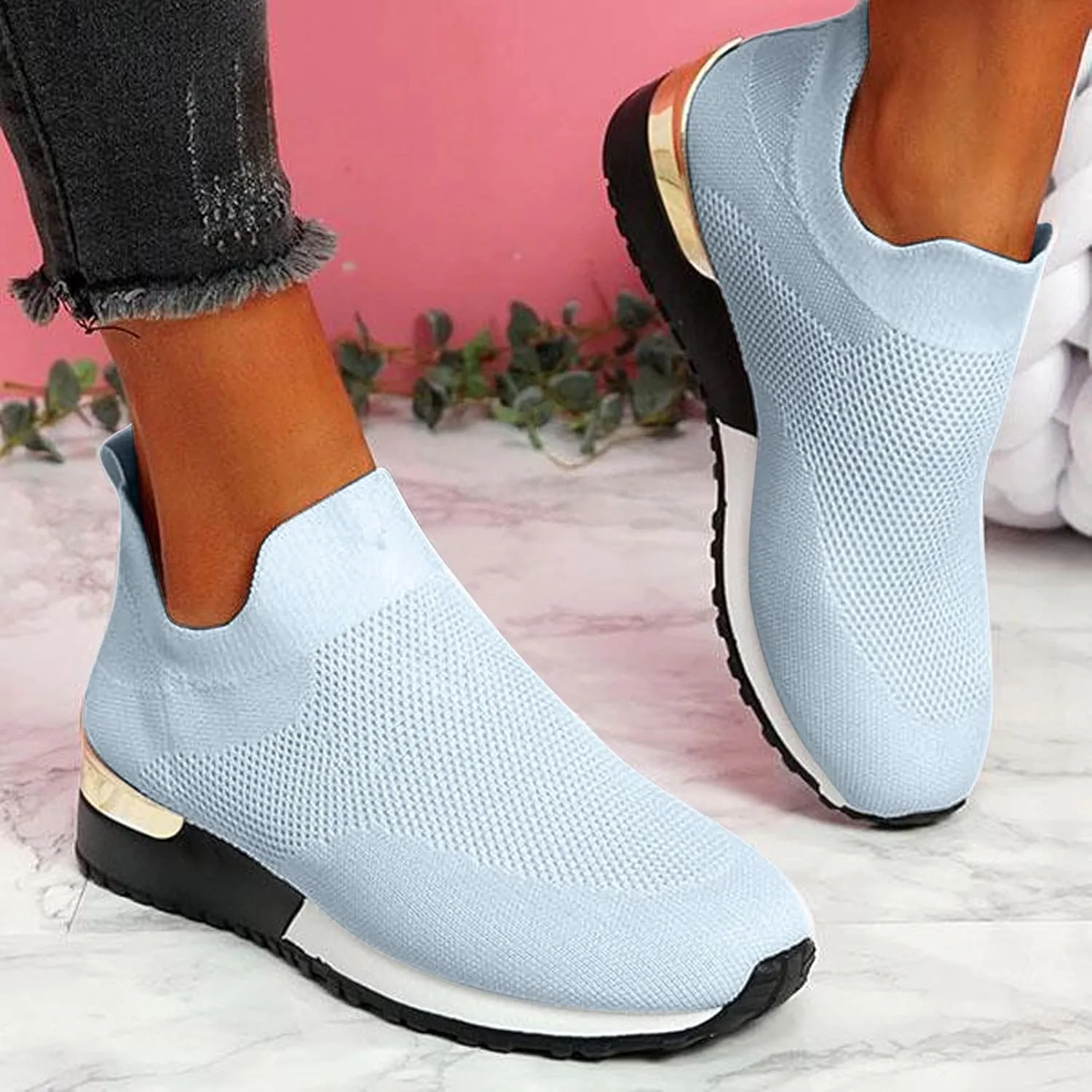 Womens White Tennis Shoes Leather Sneakers Casual Walking Shoes for Women Dressy Tennis Shoes for Women Black Loafers for Women Women's High Top Sneakers
